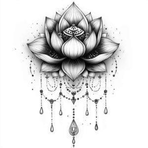 chains tattoo design ideas concise connected shapes for palm