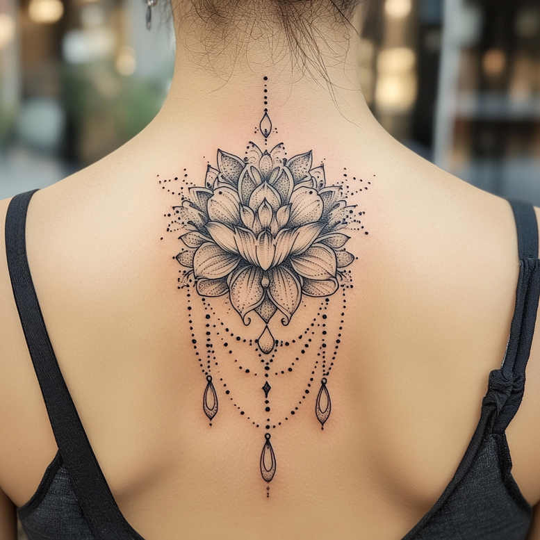 chains tattoo design ideas micro art layered metal for sternum