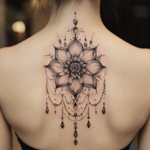 chains tattoo design ideas tiny motif linked circles embodying perseverance