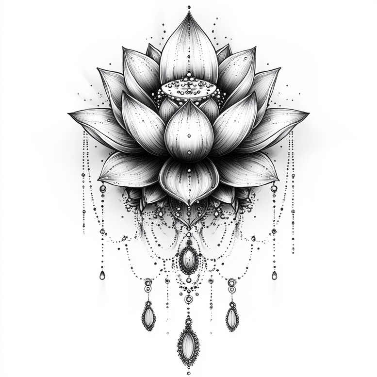 chains tattoo design ideas elegant linked rings for lower back