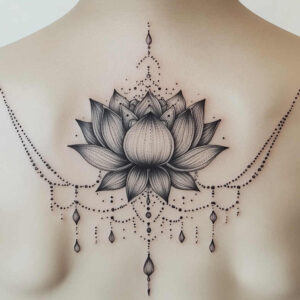 chains tattoo design ideas subtle shape ornamental loops represents strength