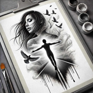 portrait-natural-finish-micro-line – tattoo design ideas free ai generated – Gallery: characters-inkby-ai