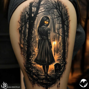 symbolic-figure-reflection-effect-micro-art – tattoo design ideas free ai generated – Gallery: characters-inkby-ai