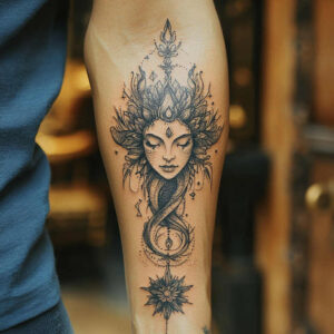 silhouette-sharp-focus-discreet – tattoo design ideas free ai generated – Gallery: characters-inkby-ai