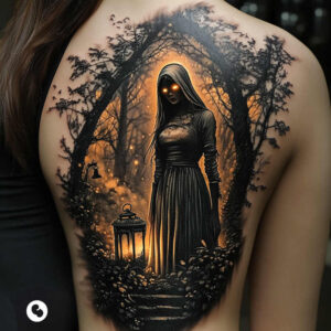 mythic-figure-sharp-focus-understated – tattoo design ideas free ai generated – Gallery: characters-inkby-ai