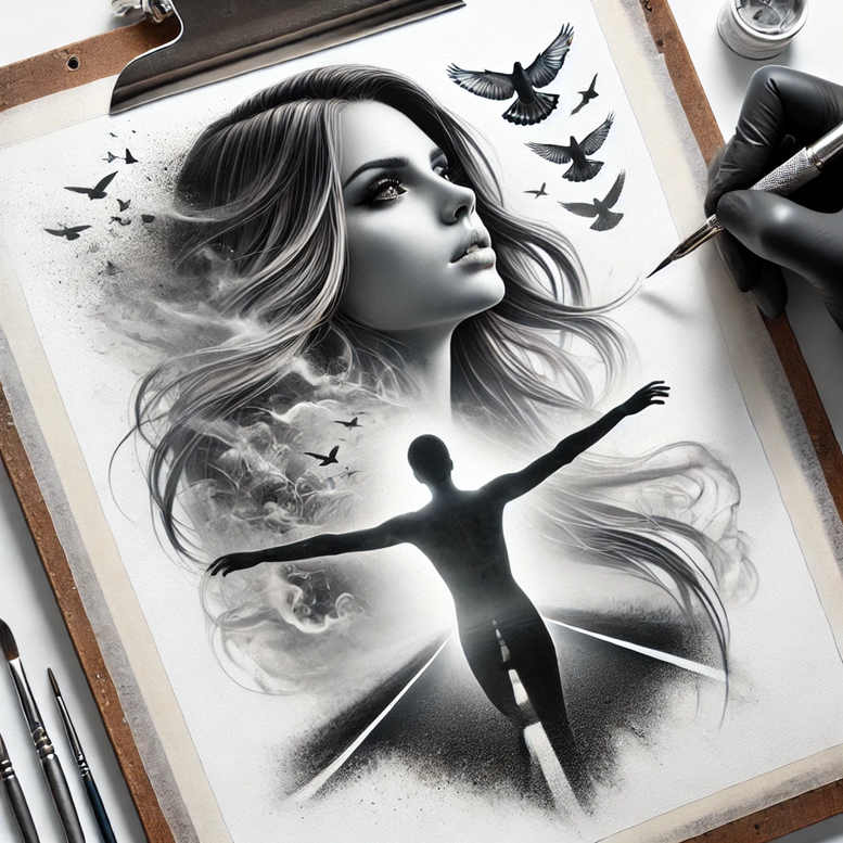static-figure-anatomical-accuracy-subtle – tattoo design ideas free ai generated – Gallery: characters-inkby-ai