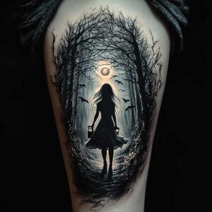 characters tattoo design ideas distorted perspective artistic flair for foot
