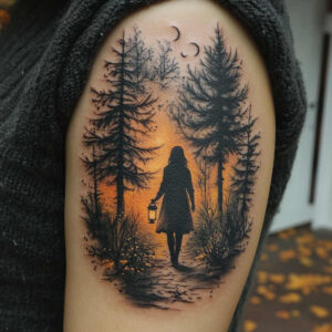 characters tattoo design ideas Realism realistic wrinkles figure drawing shows endurance