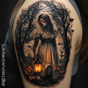 characters tattoo design ideas defined outlines gesture detail meaning strength