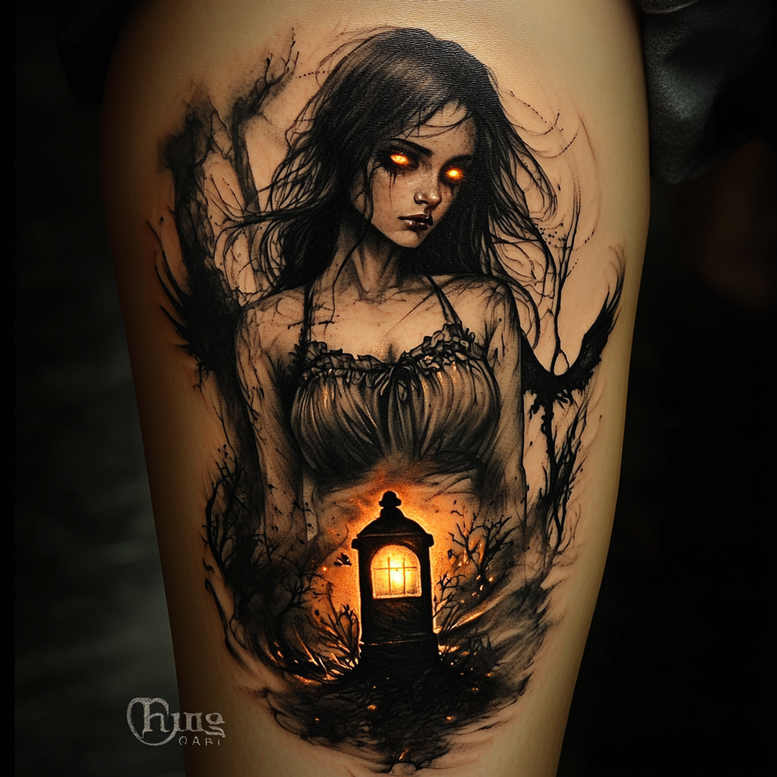 characters tattoo design ideas classic motifs villainous traits symbolising courage