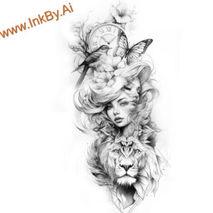 christian-characters tattoo design ideas Realism micro detail stained glass style shows courage