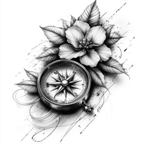 delicate-ink – tattoo design ideas free ai generated – concise – for-ribs – Gallery: delicate-flowers-inkby-ai