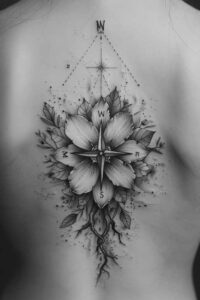 delicate-ornament – tattoo design ideas free ai generated – symbolic – for-outer-arm – Gallery: delicate-flowers-inkby-ai