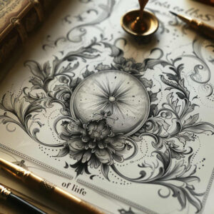 light-ornamentation – tattoo design ideas free ai generated – modest – for-elbow – Gallery: delicate-flowers-inkby-ai