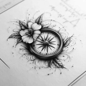 minimalist-design – tattoo design ideas free ai generated – understated – for-wrist-side – Gallery: delicate-flowers-inkby-ai