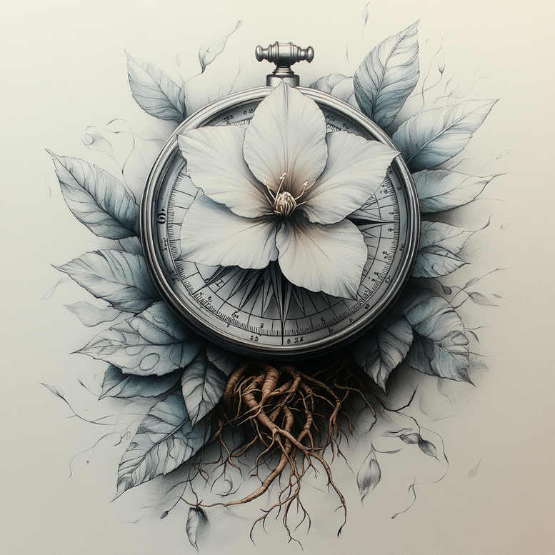 natural-pattern – tattoo design ideas free ai generated – gentle – for-wrist-side – Gallery: delicate-flowers-inkby-ai