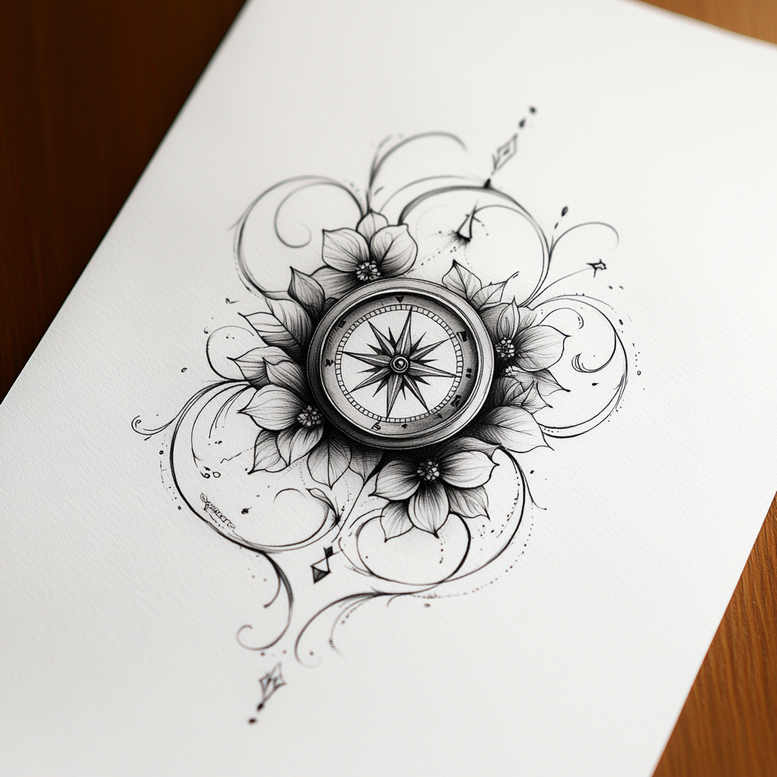 delicate-flowers tattoo design ideas subtle motif blooming courage and power