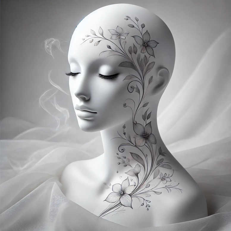 delicate-flowers tattoo design ideas gentle angle botanical accuracy for heel
