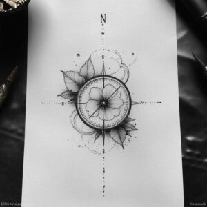 delicate-flowers tattoo design ideas gentle detailed blossoms for temple