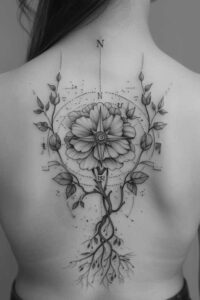 delicate-flowers tattoo design ideas elegant detailed veins for forearm