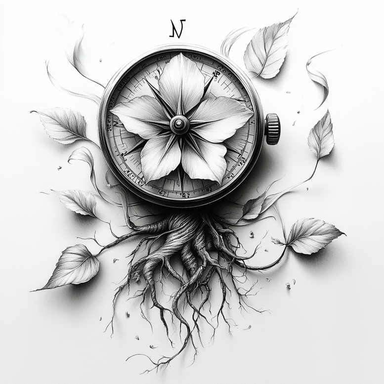 delicate-flowers tattoo design ideas discreet ink organic shapes for shin