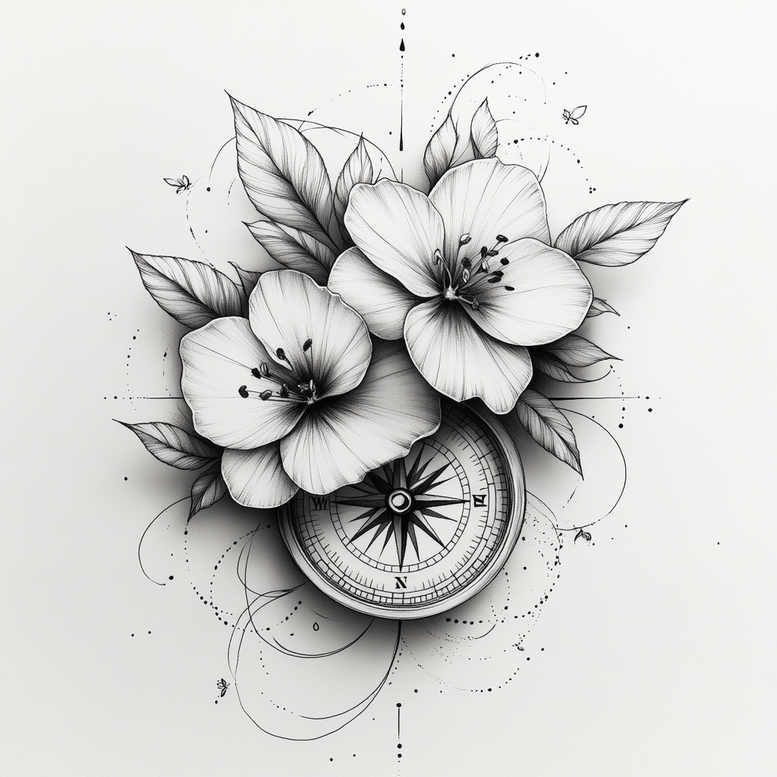 delicate-flowers tattoo design ideas micro design refined for hand