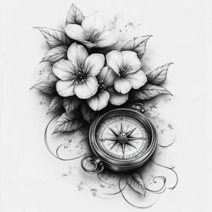 delicate-flowers tattoo design ideas point minimal subtle highlights symbolising resilience