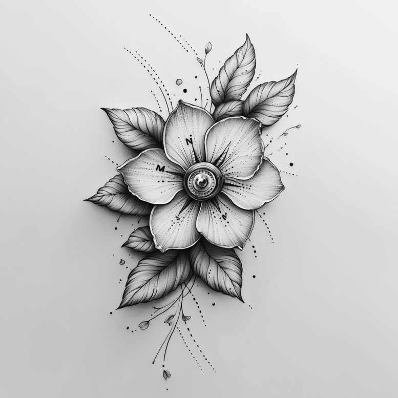 delicate-flowers tattoo design ideas single dot tender for wrist side