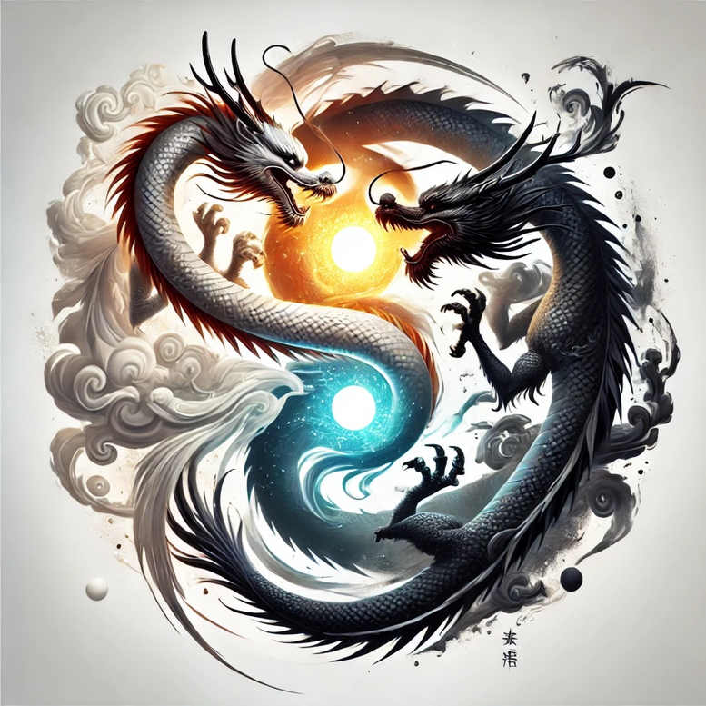 dragon-totem – tattoo design ideas free ai generated – horror – for-toe – Gallery: dragons-inkby-ai