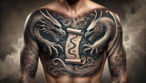 dragons – tattoo design ideas free ai generated – demonic – for-triceps – Gallery: dragons-inkby-ai