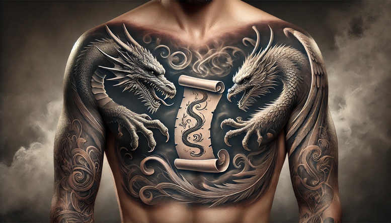 dragons tattoo design ideas color saturation fantasy art for toe