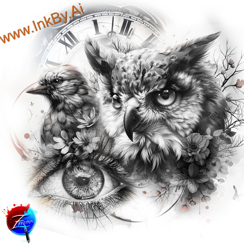 geometric-tattoo-design-portrait-realism-uncanny – tattoo design ideas free ai generated – Gallery: duze-inkby-ai
