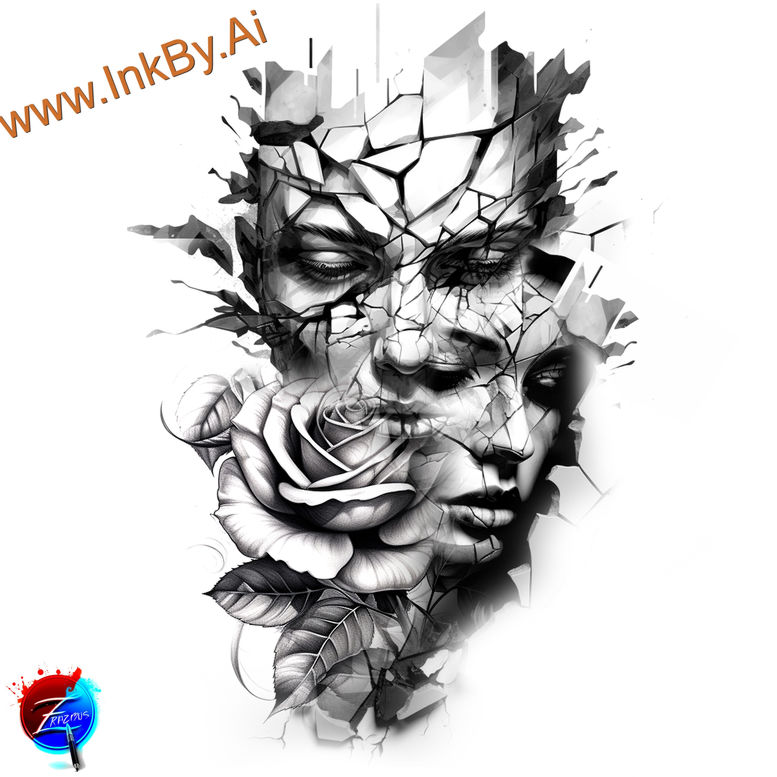 realistic-tattoo-design-realism-tattoo-agony – tattoo design ideas free ai generated – Gallery: duze-inkby-ai