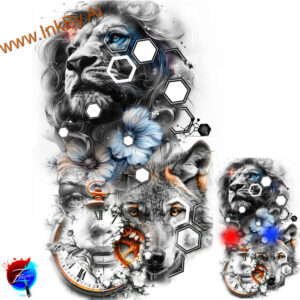 personalized-tattoo-pattern-portrait-realism-undead – tattoo design ideas free ai generated – Gallery: duze-inkby-ai