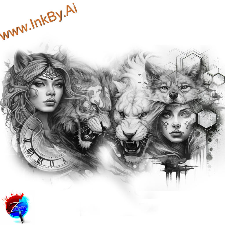light-effect-tattoo-design-smooth-gradients-macabre – tattoo design ideas free ai generated – Gallery: duze-inkby-ai