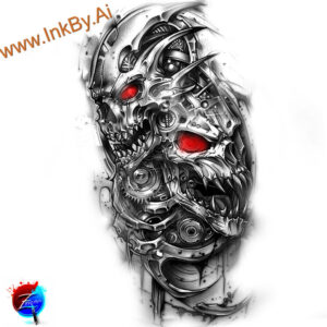 inspiring-tattoo-design-mirrored-effect-silence – tattoo design ideas free ai generated – Gallery: duze-inkby-ai