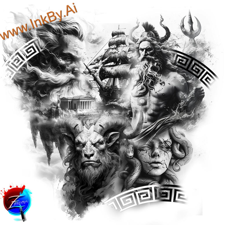 body-art-design-high-contrast-faded-memory – tattoo design ideas free ai generated – Gallery: duze-inkby-ai