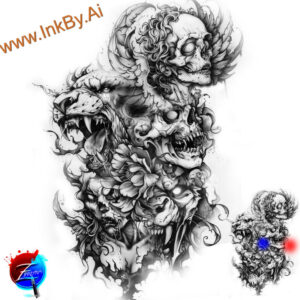 light-effect-tattoo-design-precise-anatomy-chained – tattoo design ideas free ai generated – Gallery: duze-inkby-ai