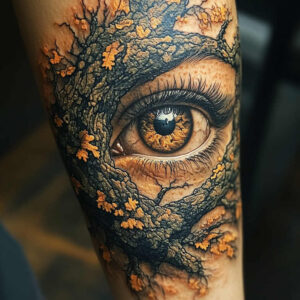 expressive-eye – tattoo design ideas free ai generated – surrealism-vivid-hallucination – for-ankle – Gallery: eyes-inkby-ai
