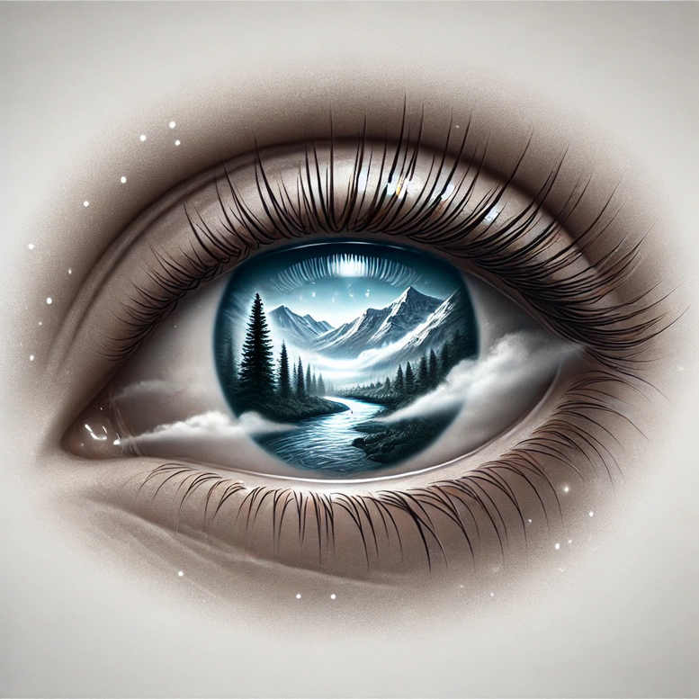 eye-and-light – tattoo design ideas free ai generated – realism-inner-glow – for-side-torso – Gallery: eyes-inkby-ai