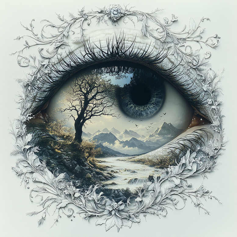 eye-and-light – tattoo design ideas free ai generated – realism-refined-highlights – for-calf – Gallery: eyes-inkby-ai