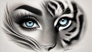 eye-and-space – tattoo design ideas free ai generated – realism-naturalistic – for-chest – Gallery: eyes-inkby-ai