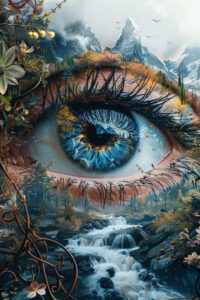 eye-with-stars – tattoo design ideas free ai generated – neotraditional-soft-shadows – for-biceps – Gallery: eyes-inkby-ai
