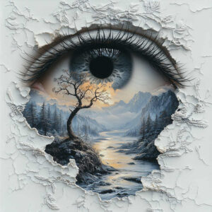 prophets-eye – tattoo design ideas free ai generated – realism-smooth-gradients – for-upper-thigh – Gallery: eyes-inkby-ai