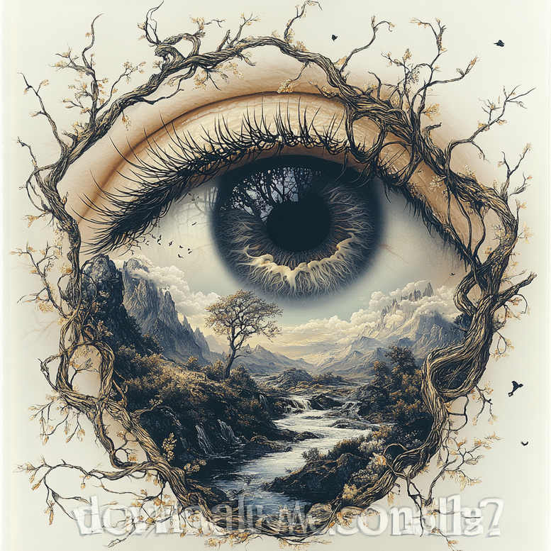 symbol-of-truth-eye – tattoo design ideas free ai generated – realism-dynamic-shadows – for-heel – Gallery: eyes-inkby-ai