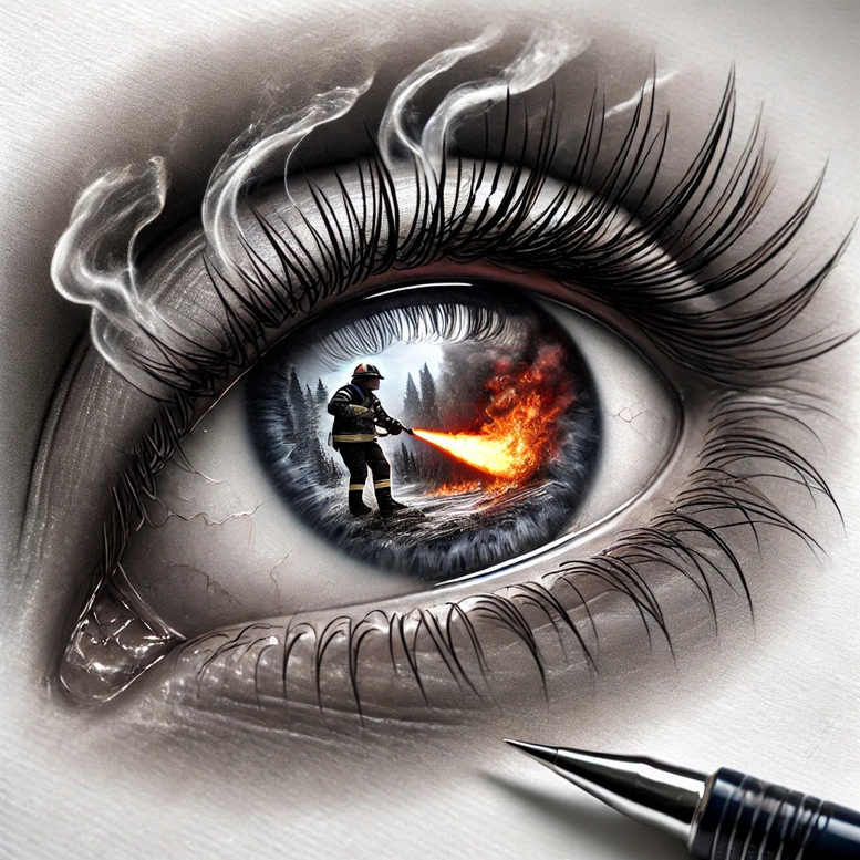 eyes tattoo design ideas Realism natural contrast close-up for shoulder