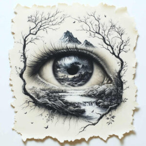eyes tattoo design ideas Realism natural contrast lifelike represents determination