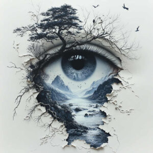 eyes tattoo design ideas light play stylized meaning endurance