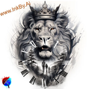 detailed-face – tattoo design ideas free ai generated – blended-gradients – for-hip – Gallery: faces-inkby-ai