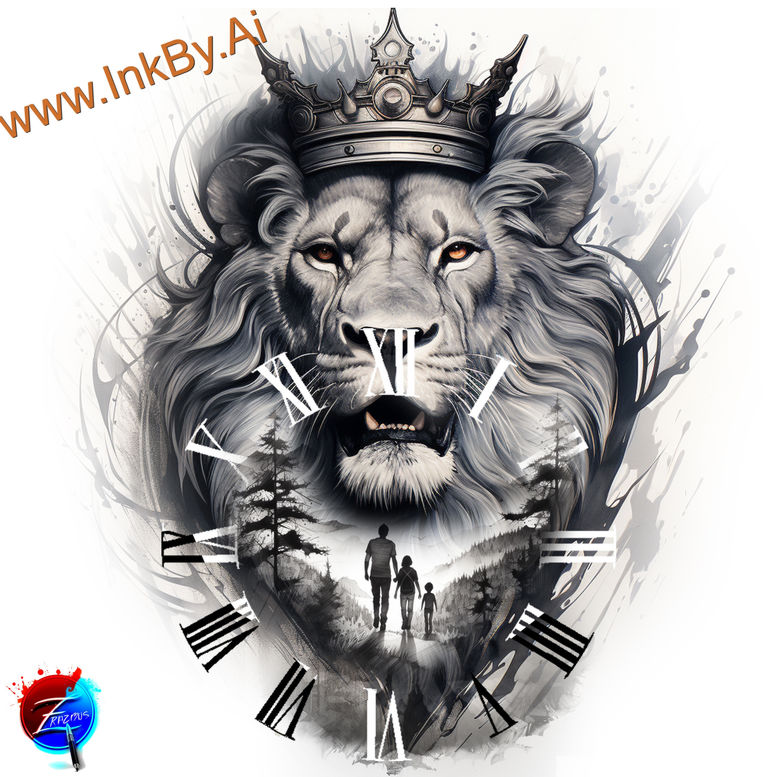 detailed-face – tattoo design ideas free ai generated – blended-gradients – for-hip – Gallery: faces-inkby-ai